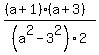 %28%28a%2B1%29%28a%2B3%29%29%2F%28a%5E2-3%5E2%292
