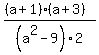 %28%28a%2B1%29%28a%2B3%29%29%2F%28a%5E2-9%292