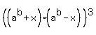 %28%28a%5Eb%2Bx+%29%28+a%5Eb-x%29%29%5E3