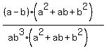%28%28a-b%29%28a%5E2%2Bab%2Bb%5E2%29%29%2F%28ab%5E3%28a%5E2%2Bab%2Bb%5E2%29%29