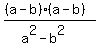 %28%28a-b%29%28a-b%29%29%2F%28a%5E2-b%5E2%29