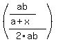 %28%28ab%2F%28a%2Bx%29%29%2F2ab%29