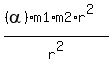 %28%28alpha%29%2Am1%2Am2%2Ar%5E2%29%2Fr%5E2