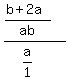 %28%28b%2B+2a%29%2Fab%29%2F%28a%2F1%29