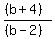 %28%28b%2B4%29%29%2F%28%28b-2%29%29