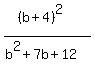 %28%28b%2B4%29%5E2%29%2F%28b%5E2%2B7b%2B12%29