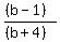 %28%28b-1%29%29%2F%28%28b%2B4%29%29