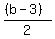 \"%28%28b-3%29%29%2F2%29\"