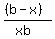 %28%28b-x%29%29%2F%28xb%29