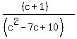 %28%28c%2B1%29%29%2F%28%28c%5E2-7c%2B10%29%29