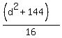 %28%28d%5E2%2B144%29%29%2F16