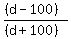 %28%28d-100%29%29%2F%28%28d%2B100%29%29