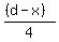 %28%28d-x%29%29%2F4