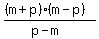 %28%28m%2Bp%29%28m-p%29%29%2F%28p-m%29
