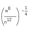 %28%28m%5E8%29%2F%28n%5E12%29%29%5E%28-1%2F4%29
