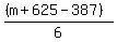 \"%28%28m+%2B+625+-+387%29%29%2F6\"