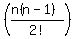 %28%28n%28n-1%29%29%2F2%21%29