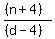 %28%28n%2B4%29%29%2F%28%28d-4%29%29