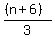 %28%28n%2B6%29%29%2F3