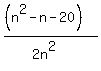 %28%28n%5E2-n-20%29%29%2F%282n%5E2%29