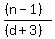 %28%28n-1%29%29%2F%28%28d%2B3%29%29