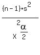 %28%28n-1%29s%5E2%29%2FX%5E2%5Balpha%2F2%5D