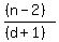 %28%28n-2%29%29%2F%28%28d%2B1%29%29