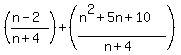 %28%28n-2%29%2F%28n%2B4%29%29%2B%28%28n%5E2%2B5n%2B10%29%2F%28n%2B4%29%29