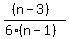 \"%28%28n-3%29%29%2F%286%28n-1%29%29\"