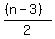 %28%28n-3%29%29%2F2