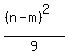 %28%28n-m%29%5E2%29%2F9