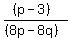 %28%28p-3%29%29%2F%28%288p-8q%29%29
