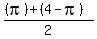 %28%28pi%29%2B%284-pi%29%29%2F2