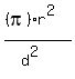 %28%28pi%29r%5E2%29%2F%28d%5E2%29