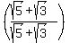 %28%28sqrt%285%29+%2B+sqrt%283%29%29%2F%28sqrt%285%29+%2B+sqrt%283%29%29%29
