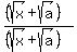 %28%28sqrt%28x%29%2Bsqrt%28a%29%29%29%2F%28%28sqrt%28x%29%2Bsqrt%28a%29%29%29