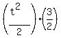 %28%28t%5E2%29%2F2%29%283%2F2%29
