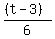 %28%28t-3%29%29%2F6