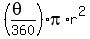 %28%28theta%29%2F360%29%2Api+%2A+r%5E2