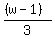 %28%28w-1%29%29%2F3