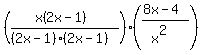 %28%28x%282x-1%29%29%2F%28%282x-1%29%282x-1%29%29%29%2A%28%288x-4%29%2F%28x%5E2%29%29
