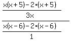 %28%28x%28x%2B5%29-2%28x%2B5%29%29%2F%283x%29%29%2F%28%28x%28x-6%29-2%28x-6%29%29%2F1%29