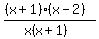%28%28x%2B1%29%28x-2%29%29%2F%28x%28x%2B1%29%29+