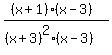 %28%28x%2B1%29%28x-3%29%29%2F%28%28x%2B3%29%5E2%2A%28x-3%29%29