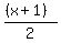 %28%28x%2B1%29%29%2F2