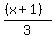 %28%28x%2B1%29%29%2F3