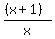 %28%28x%2B1%29%29%2Fx