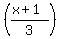%28%28x%2B1%29%2F3%29