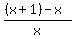 %28%28x%2B1%29-x%29%2Fx