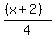 %28%28x%2B2%29%29%2F4